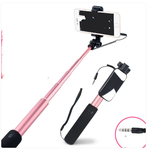 Chrome Aluminum Selfie Stick